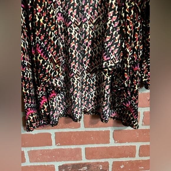 Chico’s | Multicolored Ribbed Open Cardigan - Picture 4 of 6